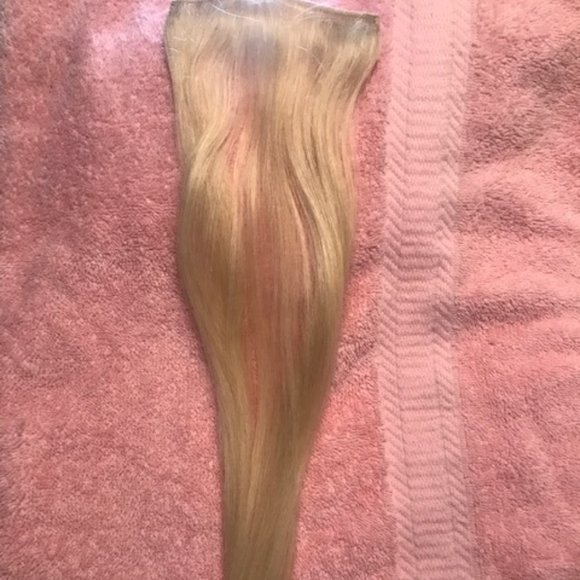 COPY - 9 piece Luxy Ash Blonde Clip in Hair Extensions main image 6